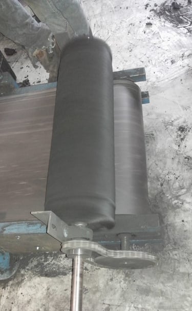 Cepillo para limpiar banda transportadora de carbon