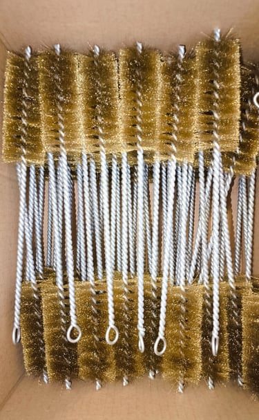 Escobillones con aro, para uso manual