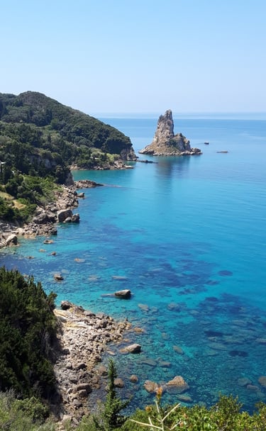 Beachwalk Agios Gordios Corfu Villa Olivia Pentati