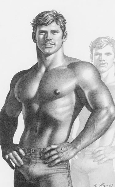 Tom of Finland, Untitled (Touko Laaksonen), c. 1980s.