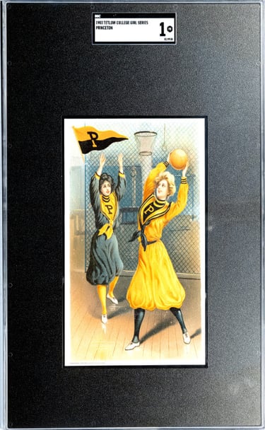 First Basketball Card Ever Made Rare Joseph Tetlow Women