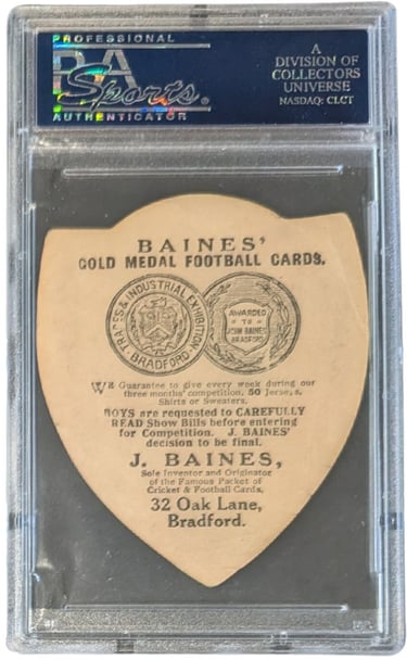 Scare hard to find Baines Gold Medal Football Cards England