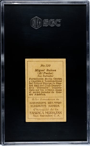 Very rare 1930 El Salvador Cigarette Cards