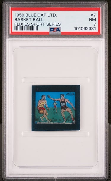 1959 Blue Cap Cheese Basketball Card