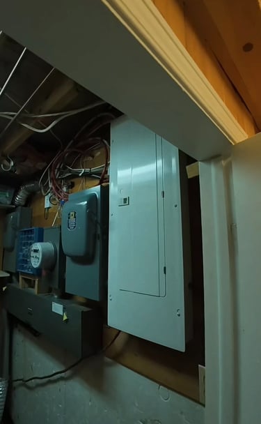 Nouvelle entrée électrique qui est maintenant en mesure de répondre aux besoins électriques,