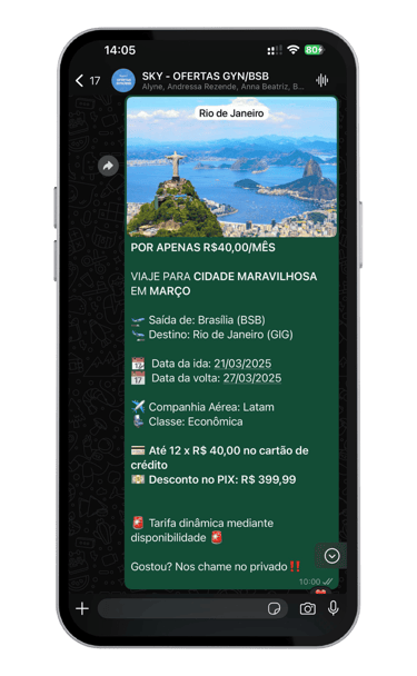Imagem do Grupo com uma promoção imperdivel