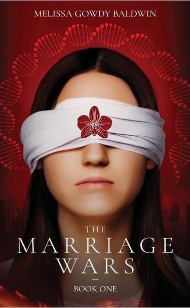 a woman with a blindfolded blindfolded over her eyes