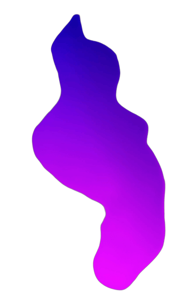 blue to purple gradient cloud decor