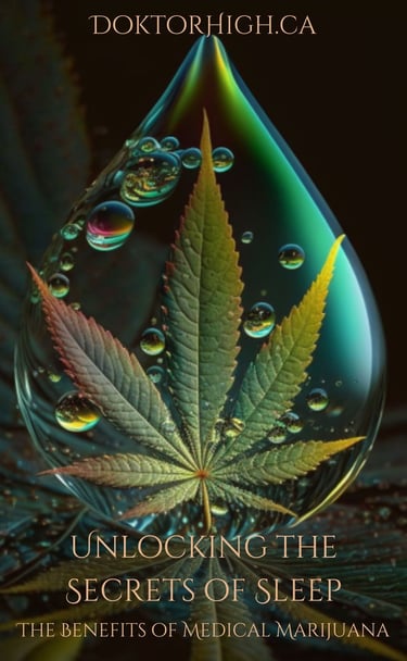 Sleep disorders and the benefits of cannabis book cover Doktorhigh