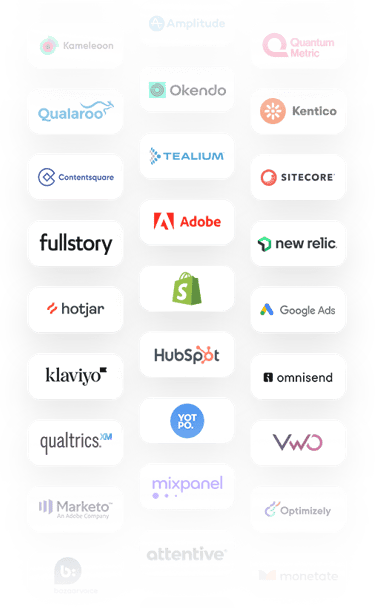 Stack Radar tracks over 1500 technologies, including logos of Adobe, HubSpot, Shopify, Google Ads, H