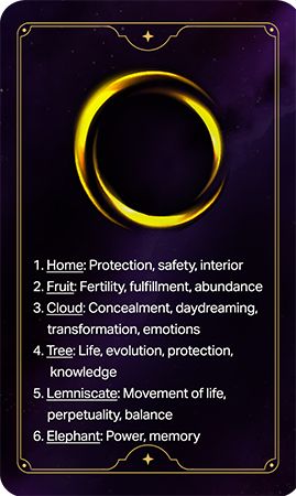 Eden the game of life Celestial extension Card symbols