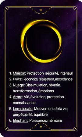 Eden le jeu de la vie extension celeste carte symbole