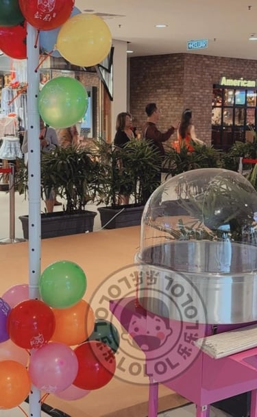 Cotton candy service in KL , Klang Valley, Ipoh , Melaka, Johor and Penang Malaysia