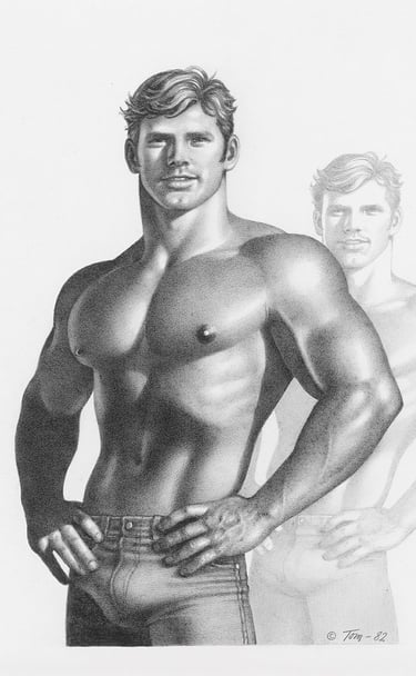 Tom of Finland, Untitled (Touko Laaksonen), c. 1980s.
