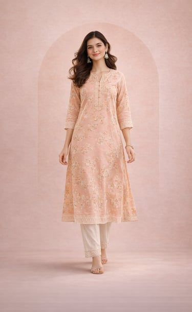 Women's ethnic kurtas collection for everyday wear – tryshopy