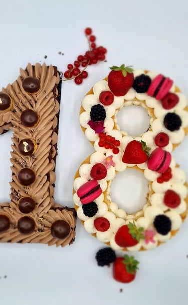Number cake MZ Pâtisserie