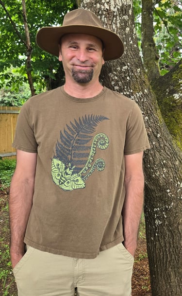 Tibor Seres arborist in a hat