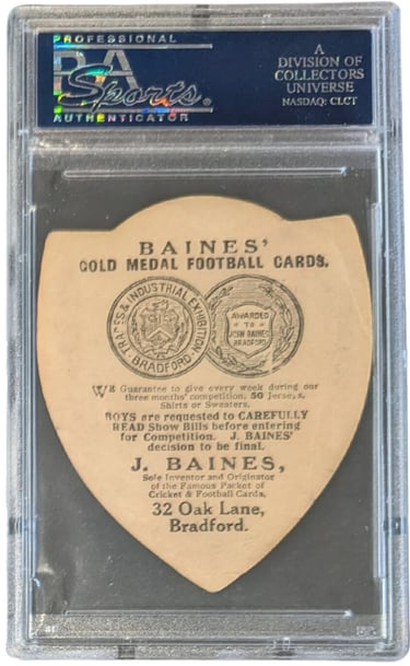 Scare hard to find Baines Gold Medal Football Cards England