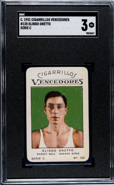 Prewar Argentinian South American Basketball Cards