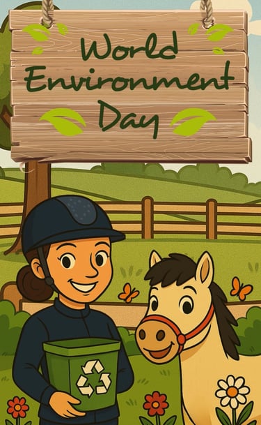 Illustration Pancake und die Ponytante zum Recycling-Spiel