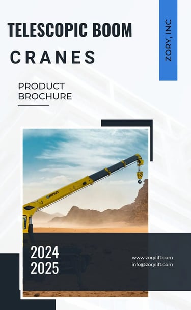 zorylift Brochure for telescopic boom crane