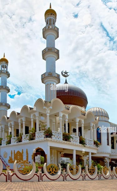 MESQUITA: Ahmadiyya Anjuman Isha'at Islam Keizerstraat, é a sede do movimento Islâmico do Suriname.