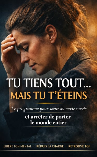 Tu gères tout… mais tu es épuisée ? Découvre le programme pour sortir du mode survie, alléger ta cha