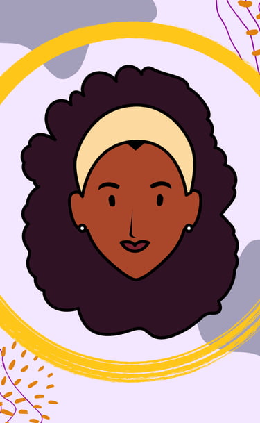 a graphic of a woman