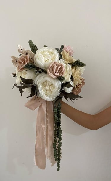 ramo de novia elegante atemporal estilo clásico