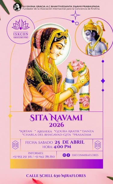 Sita Navami en Iskcon Miraflores. 