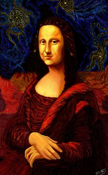 portrait painting of manalisha a painting done by leonardo da vinci  an artist from renaissance era