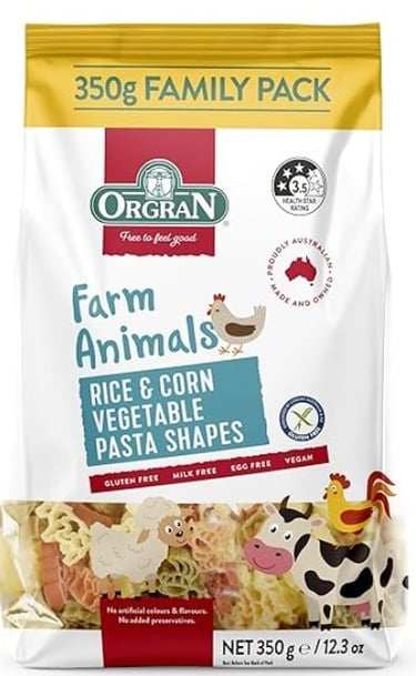 orgran animal pasta