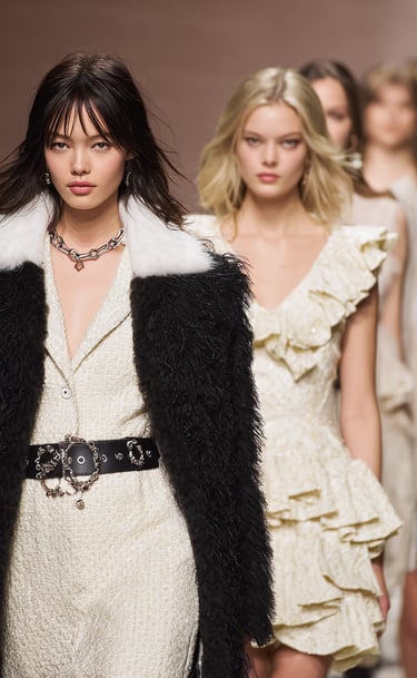 editorial hair and makeup inspired by New York Fashion Week