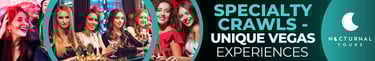 Specialty Crawls – Unique Vegas Experiences by Nocturnal Tours, featuring exclusive nightlife and VIP party options.