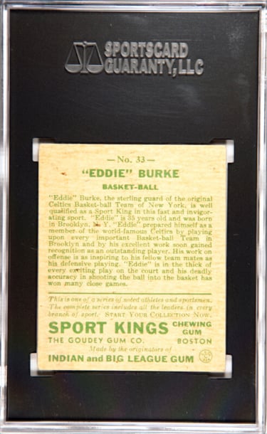 Basket-Ball Eddie Burke Sport Kings Card