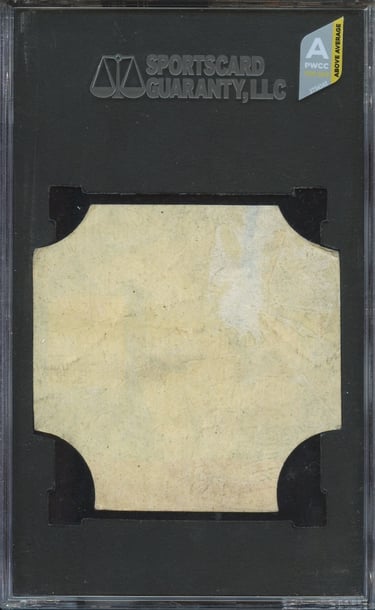 1950 Bread For Health George Mikan Basketball Card SGC 1.5 PWCC Top 30% Eye Appeal (back)