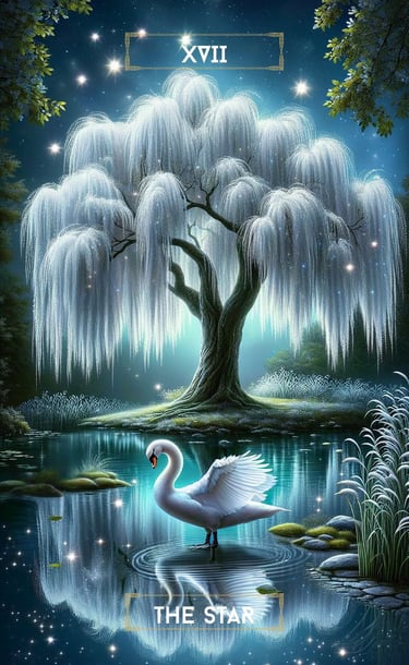 The Star Tarot Card Spiritual Forest Tarot Deck