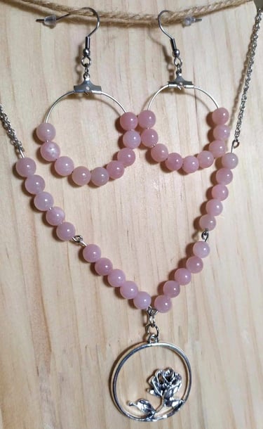 Bijoux Les Couleurs de Lo Quartz rose