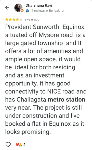 Provident SunWorth City  2BHK 3BHK Price Plan Review