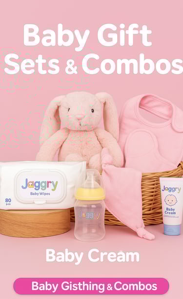 Jaggry Baby Combos – Cute, Useful, and Premium Gift Sets for Babies