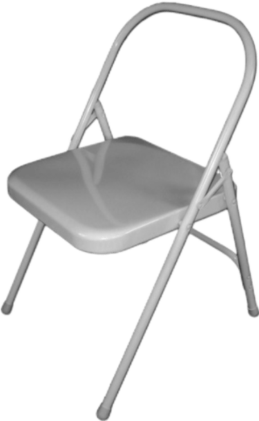 une chaise de yoga métallique pliante disponible en Tunisie