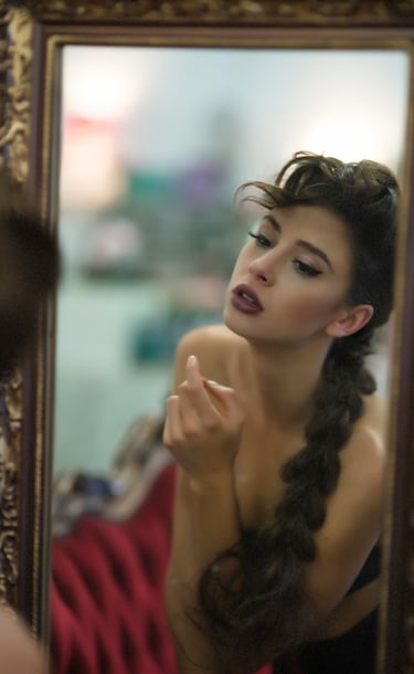 luxury beauty editorial with Allure magazine influence