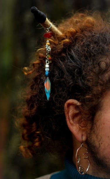 Palo de madera para el pelo