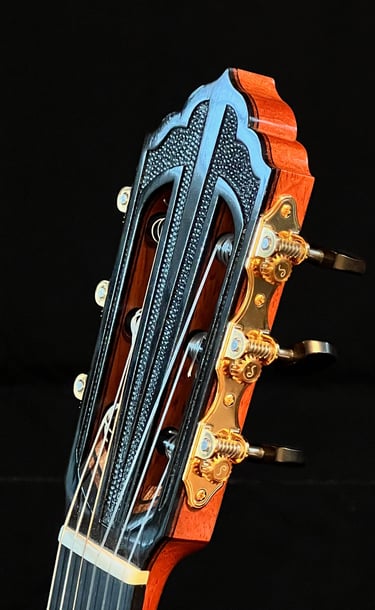 Kopfplatte Klassische Gitarre im Stil von Francisco Simplicio
