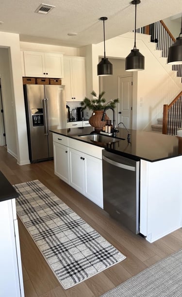 Spotless modern kitchen after residential cleaning service in Denver