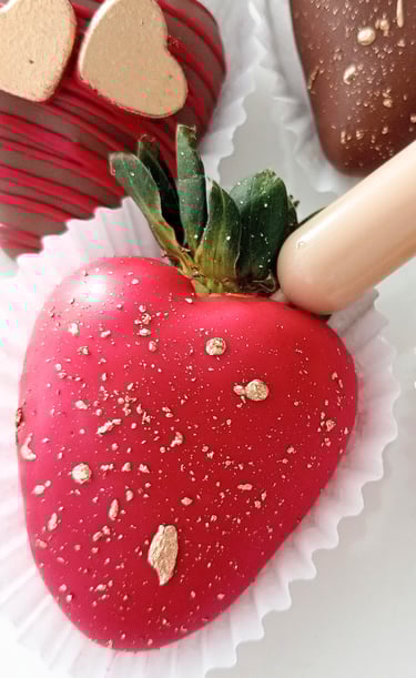 fresas con chocolate y shot de crema de whisky - Fioratto Chocolate Piedecuesta