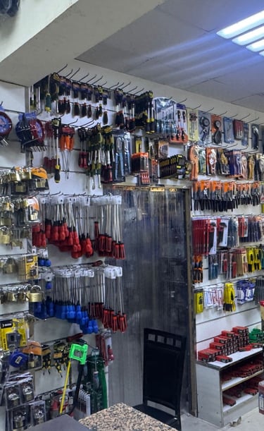 huge selection of all types of tools