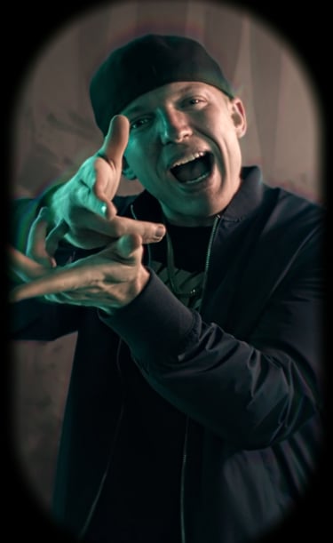 Rapper JCoast live performance photo for BrandNests social media marketing and video content campaig