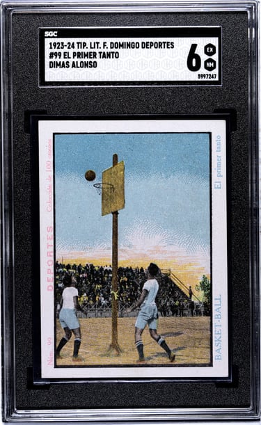 Prewar Antigua Baloncesto Basketball Deportes Cromo