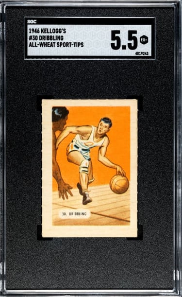 Kellogg's Basketball Dribbling card Canada